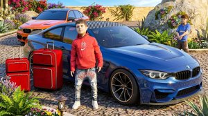 ПАПА ВЫГНАЛ МЕНЯ ИЗ ДОМА ! Я ТЕПЕРЬ ЖИВУ В МАШИНЕ БМВ М4? - ОТЕЦ И СЫН В GTA 5 ⚡ГАРВИН