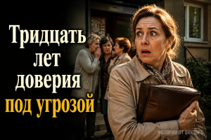 Тридцать лет доверия рухнули у подъезда