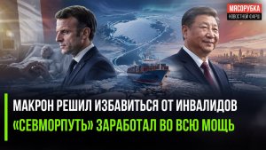 Франции надоело лечить инвалидов! Китай начал торговлю через «Севморпуть»!
