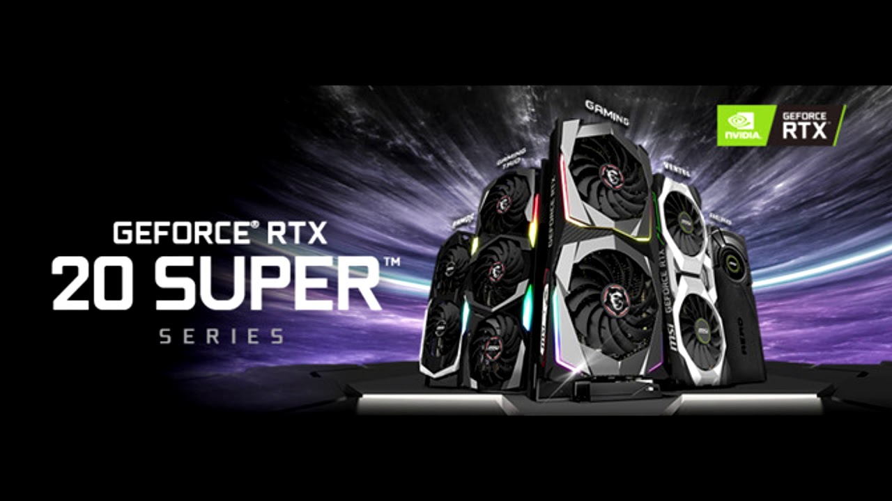 MSI Announces New GeForce RTX 2060 2070 2080 SUPER Series Graphics Cards