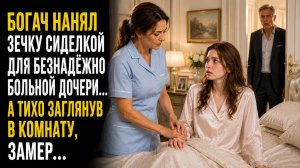 БОГАЧ НАНЯЛ ЗЕЧКУ СИДЕЛКОЙ ДЛЯ БЕЗНАДЁЖНО БОЛЬНОЙ ДОЧЕРИ… А ТИХО ЗАГЛЯНУВ В КОМНАТУ, ЗАМЕР…