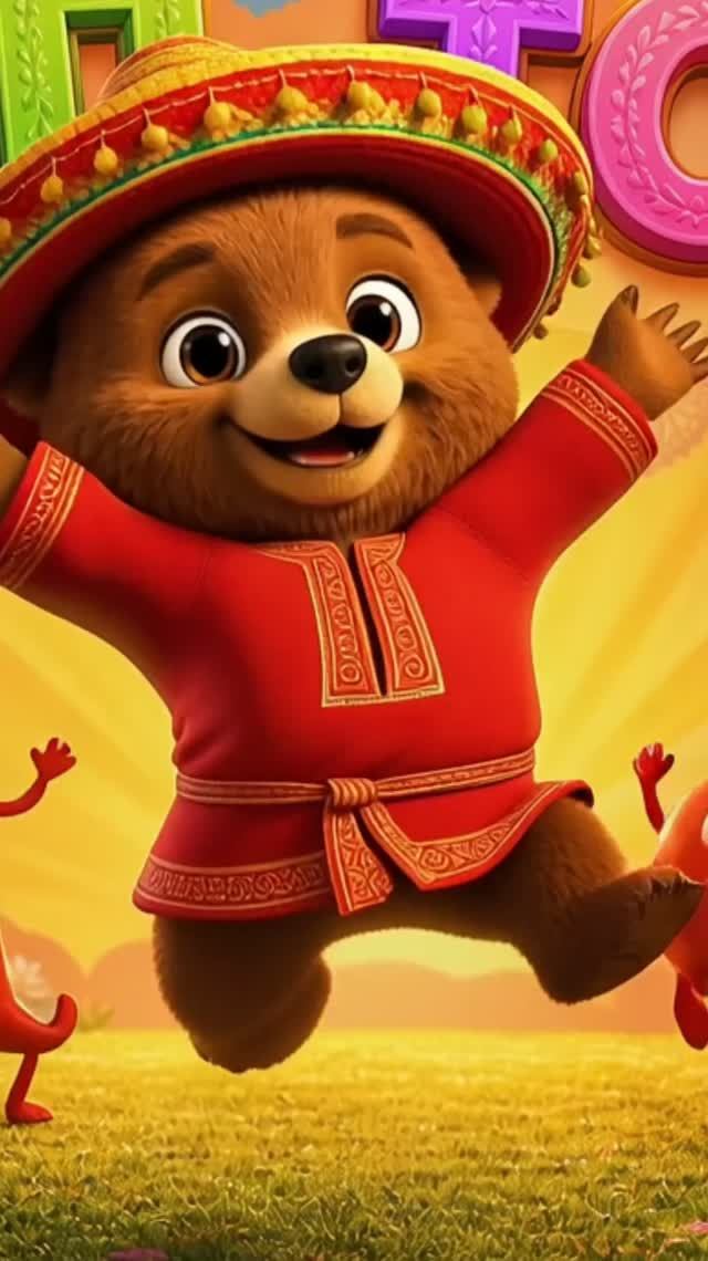 Мишаня на фиесте! Танцуем!