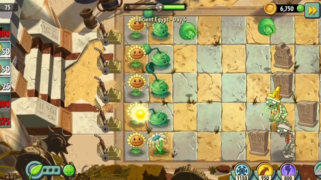 Russian Boy играет в растения против зомби