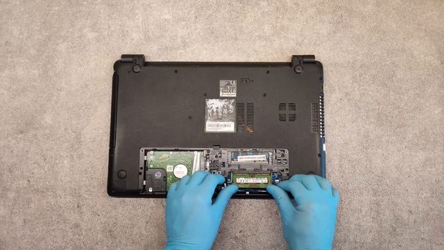 ACER ASPIRE Е1-522 DISASSEMBLY, HDD REPLACEMENT, SSD UPGRADE, RAM UPGRADE
