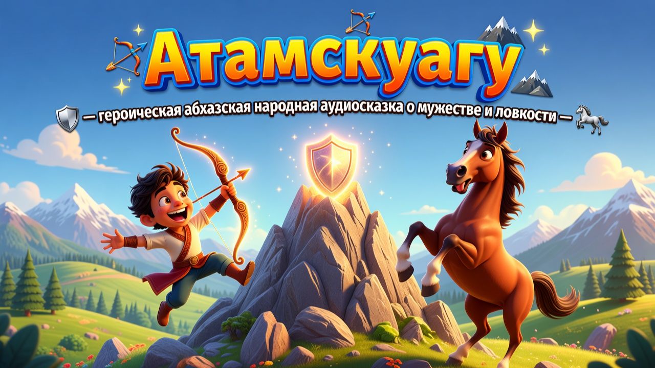  Атамскуагу  героическая абхазская народная аудиосказка о мужестве и ловкости 