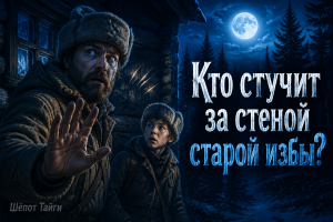 Стук за стеной в заброшенной уральской избе