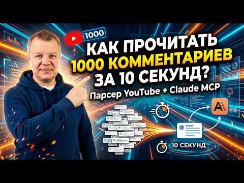 How To Read 1,000 Comments In 10 Seconds? YouTube Parser + Claude MCP.