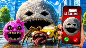 ПОЖИРАТЕЛЬ МАШИН И ЗЛАЯ ЛУНА БУДЯТ СЕМЬЮ В GARRY'S MOD