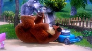 мультфильм Маша и медведь 🐻🐻🐻. прикольно. 🏈 ⚽ 🏈 мультик пультик.