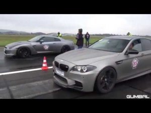 BMW M5 F10 vs Audi RS6 Avant vs Nissan GT-R R35