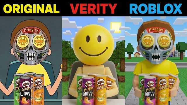 PRINGLES RICK AND MORTY: ОРИГИНАЛ VS ВЕРИТИ VS РОБЛОКС! 😳🔥