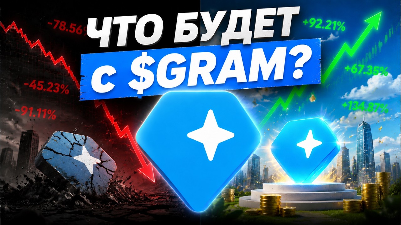 ЧТО БУДЕТ с ЦЕНОЙ $GRAM ($TON)?