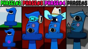 INCREDIBOX SPRUNKI: ВСЕ ФАЗЫ ОС ONE 2 🟦 — С 1 ПО 5! 🚀🌀