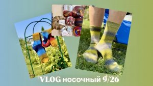 VLOG 9/26 носочный 💕 носки из Schoppel/ Festival в зборку/ еще одна покупка пряжи 🐹