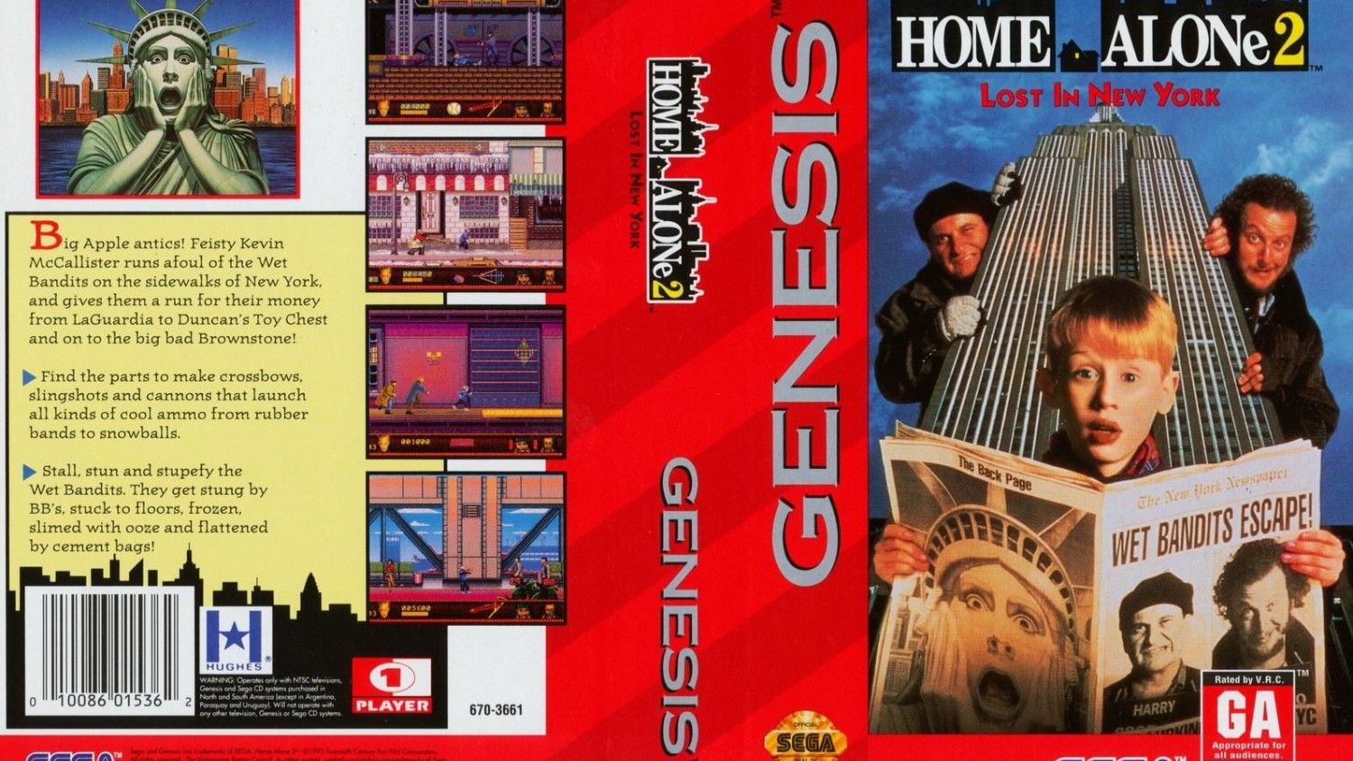 Home Alone 2 Lost In New York (Genesis)