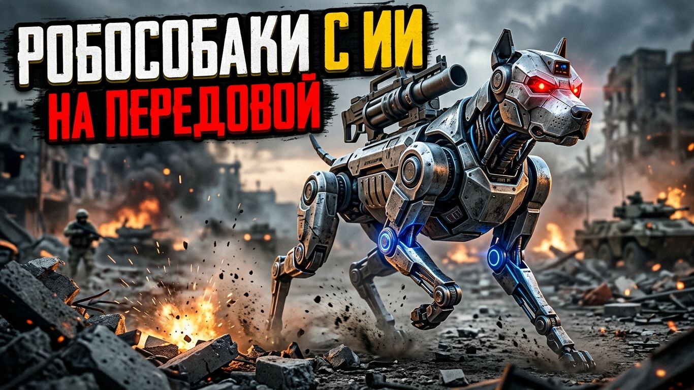 РОБОСОБАКИ С ИИ УЖЕ ВОЮЮТ! Правда о боевых роботах