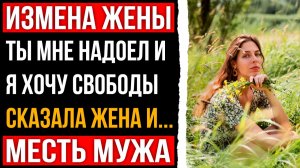 Измена жены - Ты мне надоел и я хочу свободы сказала жена