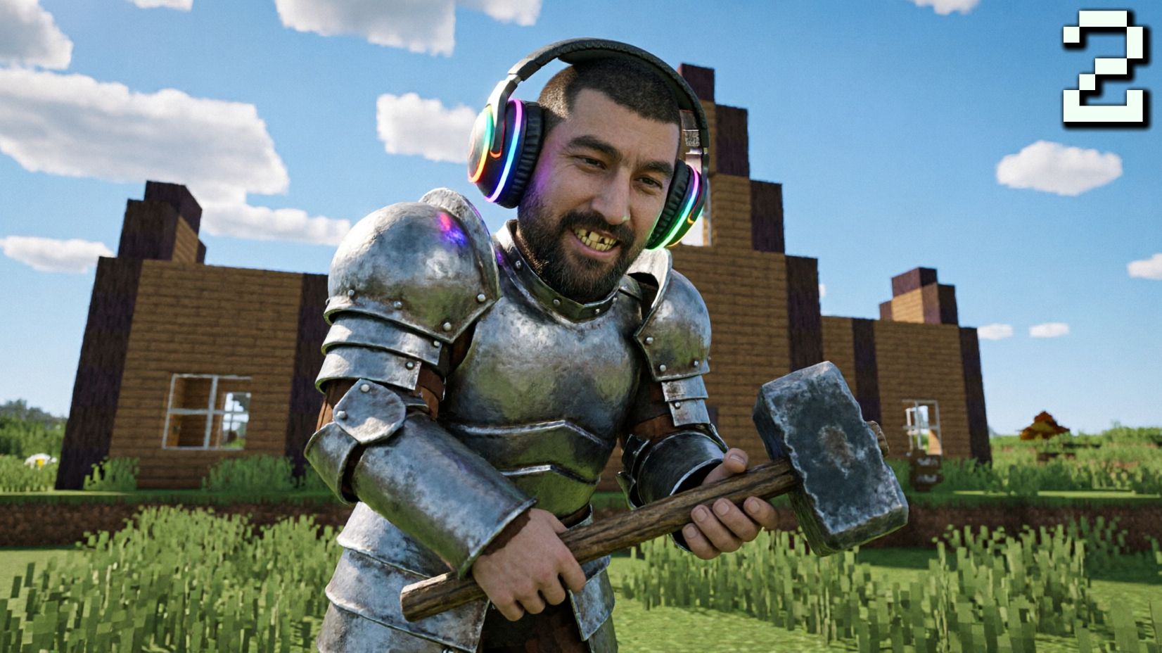 Каркас дома. Minecraft (2-я серия)