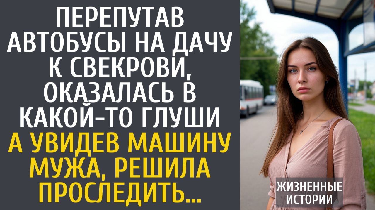 Истории из жизни Перепутав автобусы по пути на дачу к свекрови, оказалась в какой-то глуши…