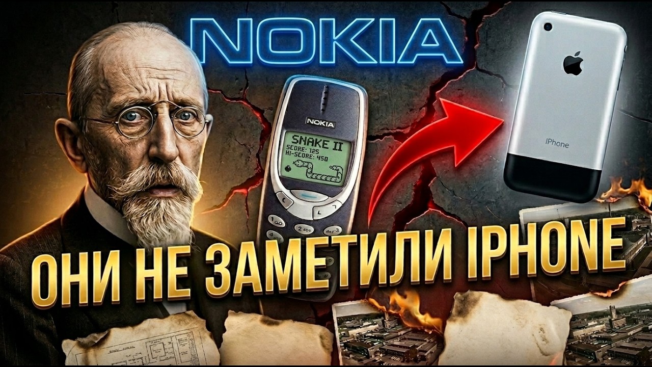 Nokia: Они смотрели на IPhone и не увидели будущего. Полная история за 20 минут.