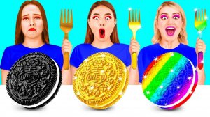 Бедная vs Богатая vs Ультра Богатая еда Челлендж # Фантастические Лайфхаки с Едой Fun Challenge