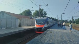 Электропоезд ЭП2Д-0122 ЦППК станция Дмитров 2.08.2026