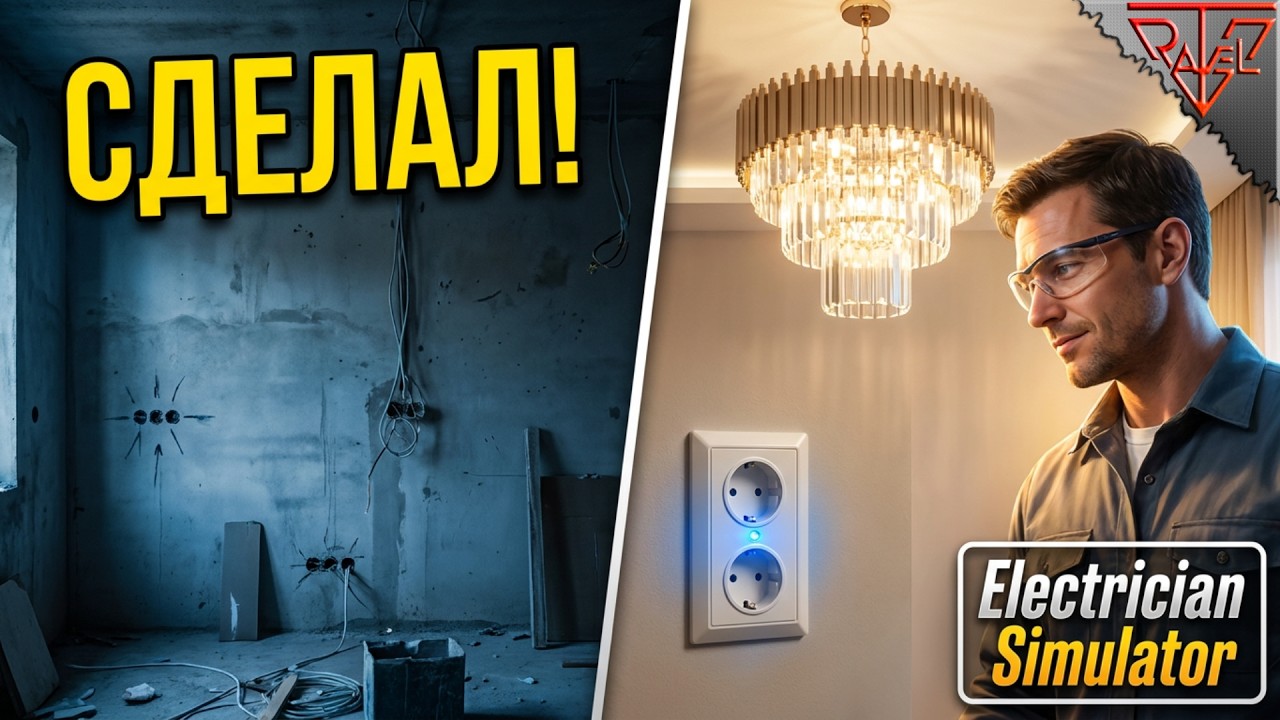 ТЯНЕМ КАБЕЛЬ! Как не запутаться в проводах? ⫸ Electrician Simulator #2