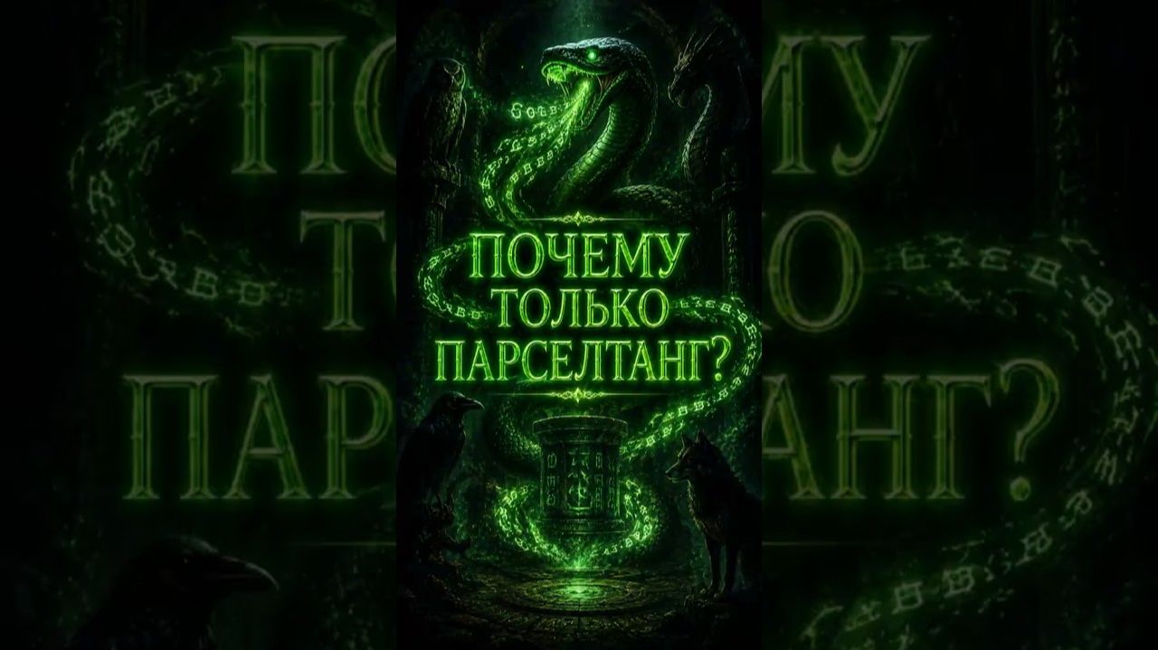 Почему в Гарри Поттере существует только змеиный язык