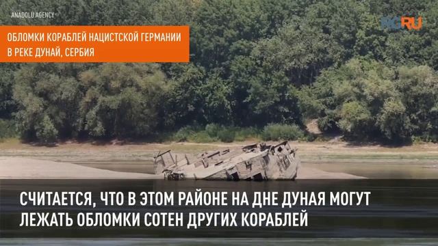 Затонувшие корабли, кости мамонта, боеприпасы. Что находят на дне обмелевших рек Европы