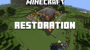 реставрация домика фермера. ZARTER PLAY. MINECRAFT