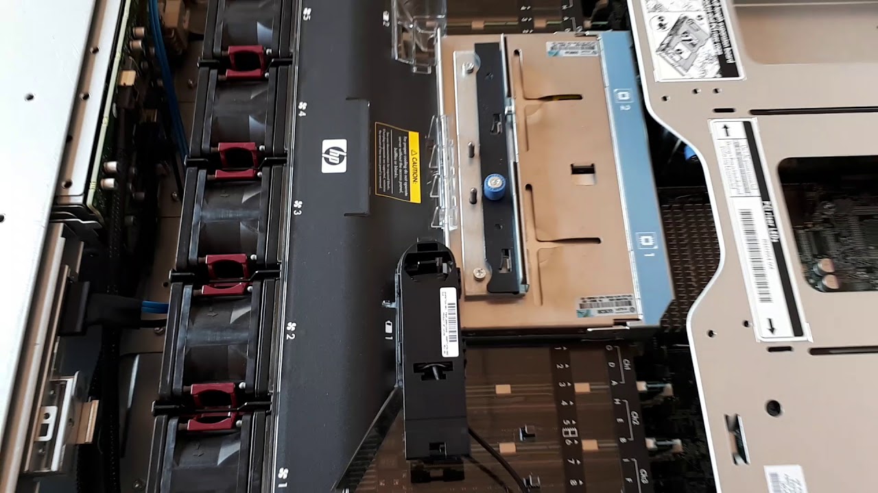DL380 G7 Обзор и внутреннее устройство