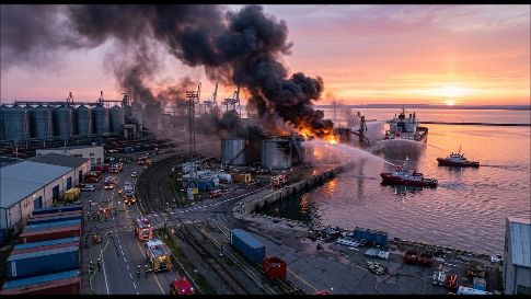 Сводка СВО к утру 19 августа. Тихий ужас: Одесса горит, Киев оставлен на закуску