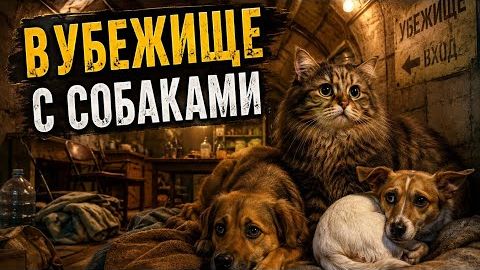 19.08.26. В городе шахеды! В убежище с собаками.  Я все проспала!!!