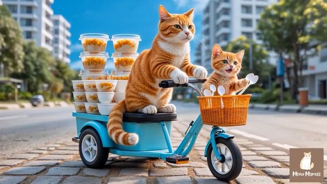 🐈🌟История Кошечек , Самые интересные и Веселые  Истории Мамы кошки