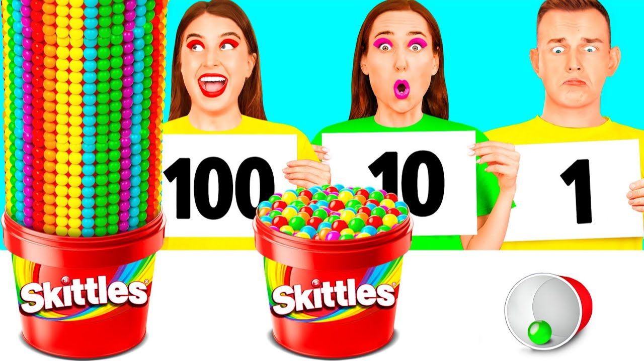 100 Слоев Еды Челлендж # Сумасшедшие Кулинарные Идеи от Fun Challenge