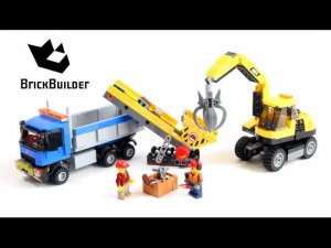 LEGO CITY 60075 Экскаватор и грузовик — сборка на скорость