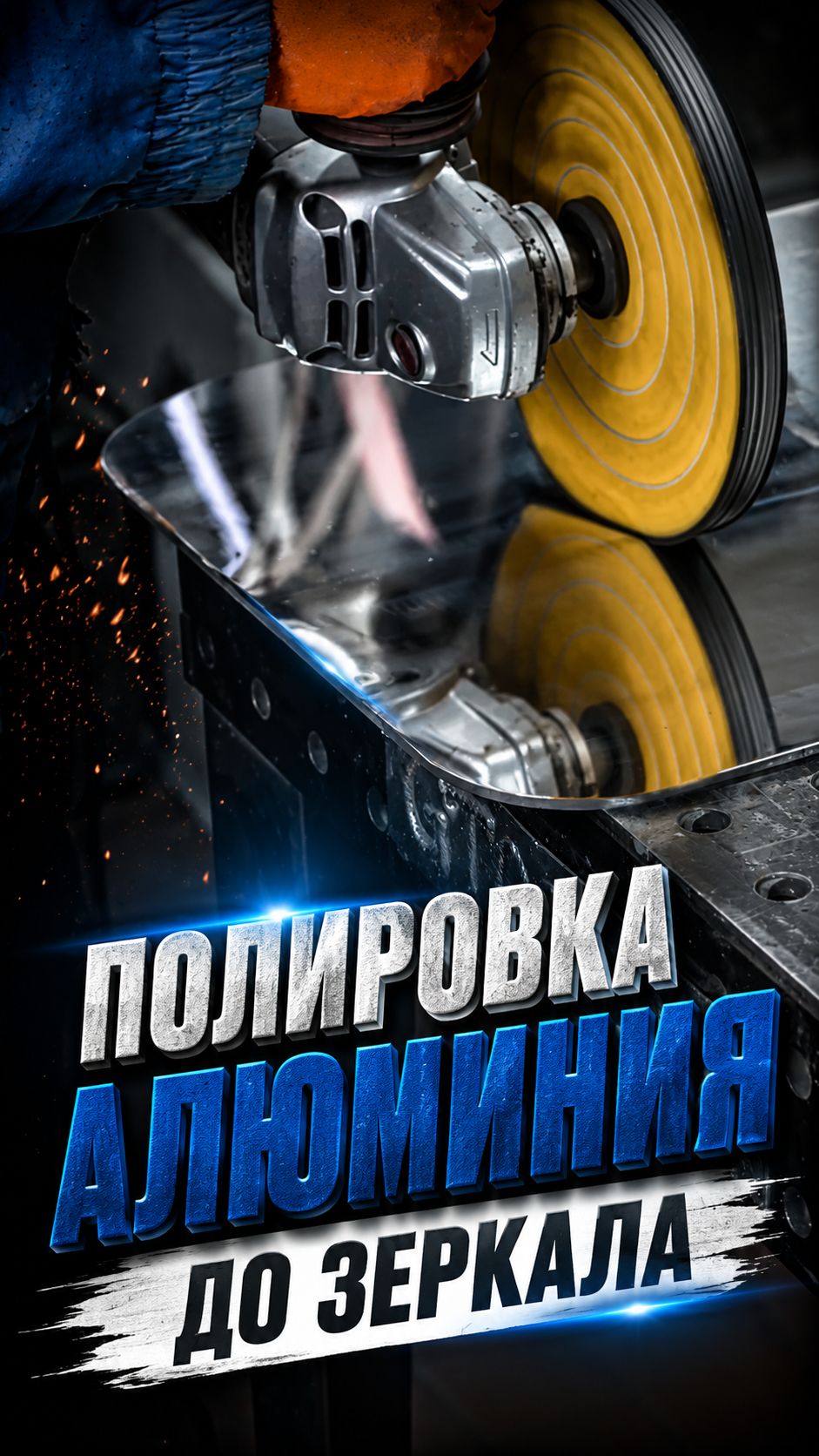 Простая полировка алюминия за 2 шага.