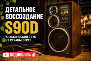 Подробное воссоздание акустической системы S90D — классическое звучание страны берёз