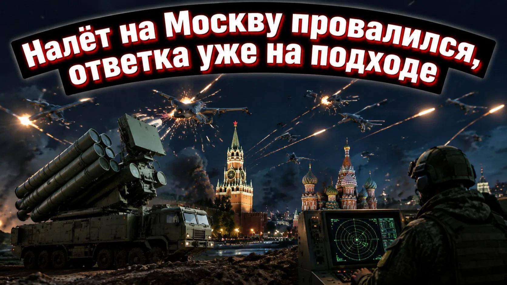 Российская ПВО выдержала ночной шторм, 800 аппаратов не прошли