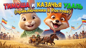 ТИМОША И КАЗАЧЬЯ УДАЛЬ | Приключения Тимоши в Ростове | Мультики для детей про регионы России