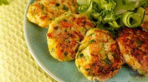 РУБЛЕНЫЕ КУРИНЫЕ КОТЛЕТЫ С КАБАЧКОМ