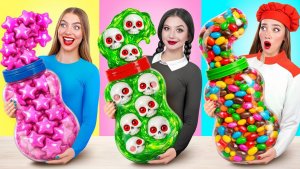 Кулинарный Челлендж_ Уэнсдей Против Бабушки _ Простые Кулинарные Рецепты