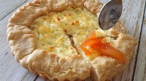 Творожная галета с сыром без глютена.
