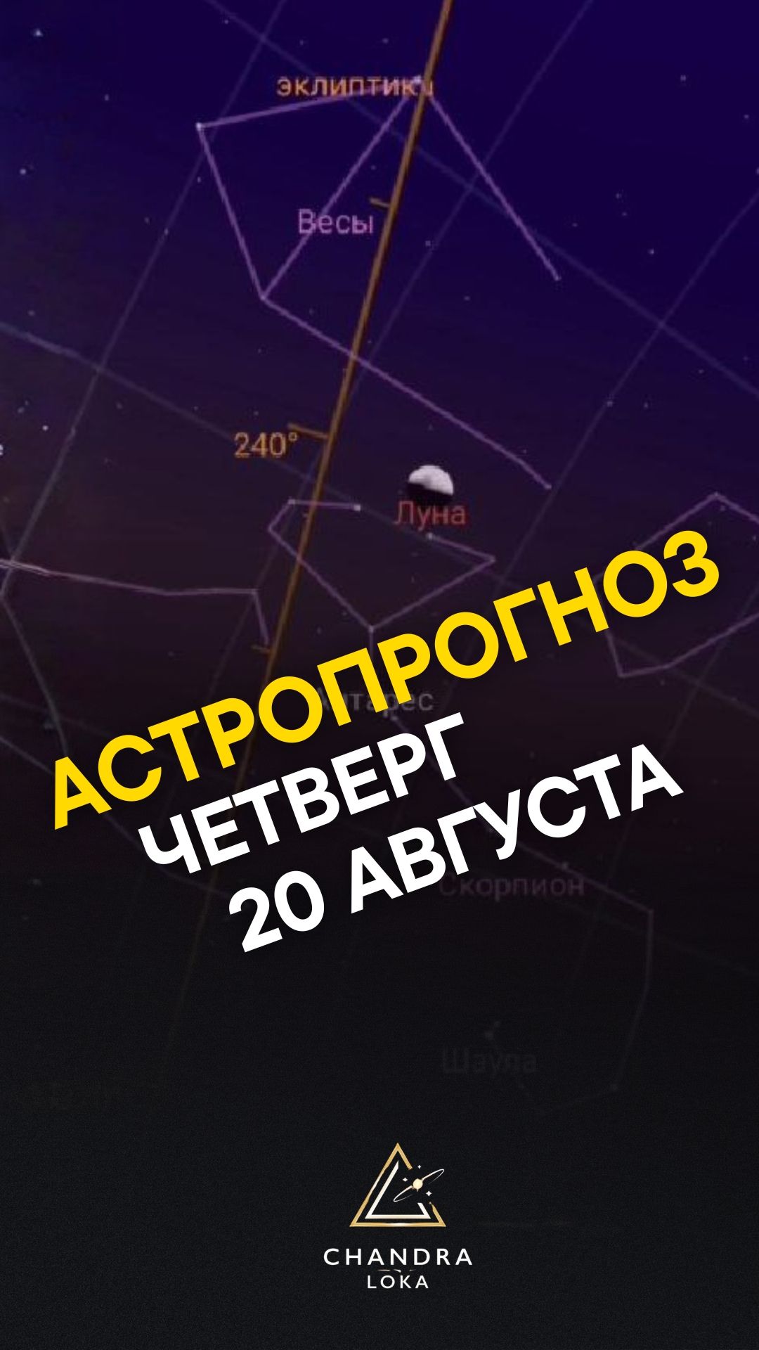 АСТРОПРОГНОЗ ДНЯ 20 АВГУСТА