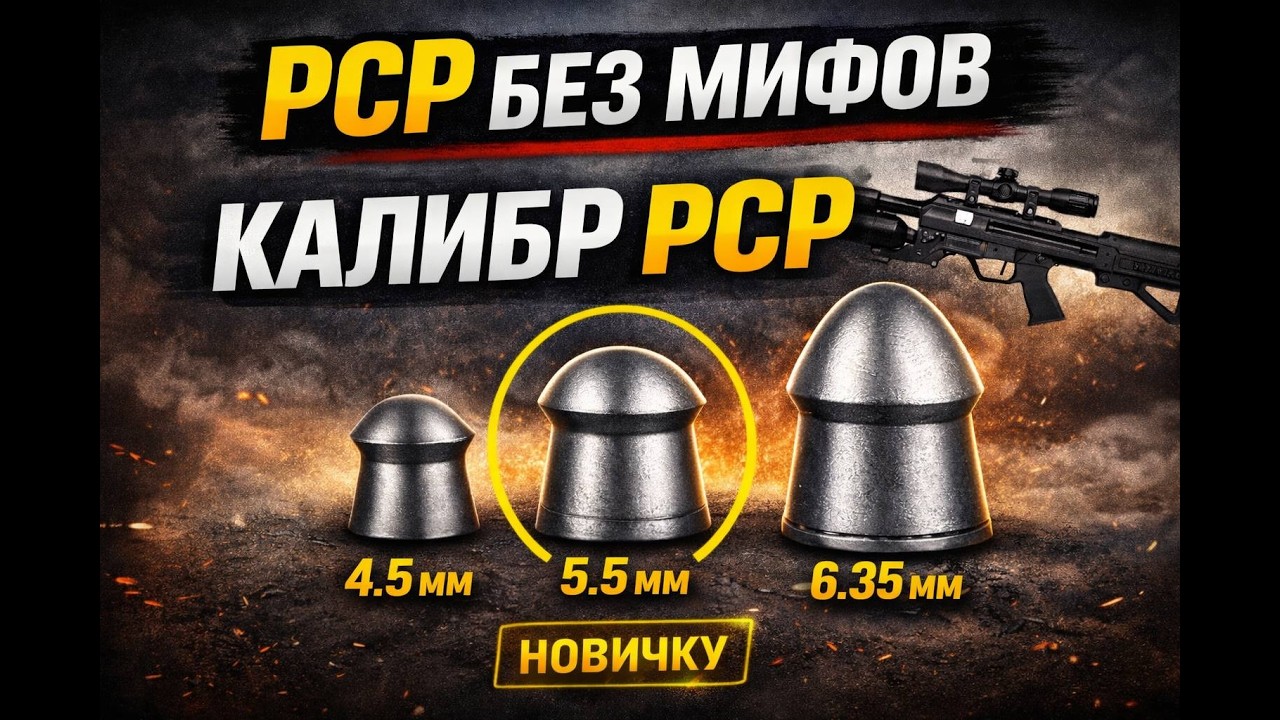 PCP без мифов #1 — что это такое и какой калибр выбрать?