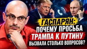 Гаспарян Почему просьба Трампа к Путину вызвала столько вопросов