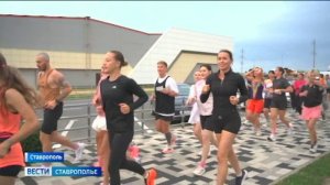 В Ставрополе прошла пробежка с ультратриатлетом Анастасией Тукмачевой