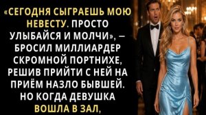 Истории из жизни/Сегодня на вечере сыграешь мою невесту- заявил богач/Аудиорассказы жизненные