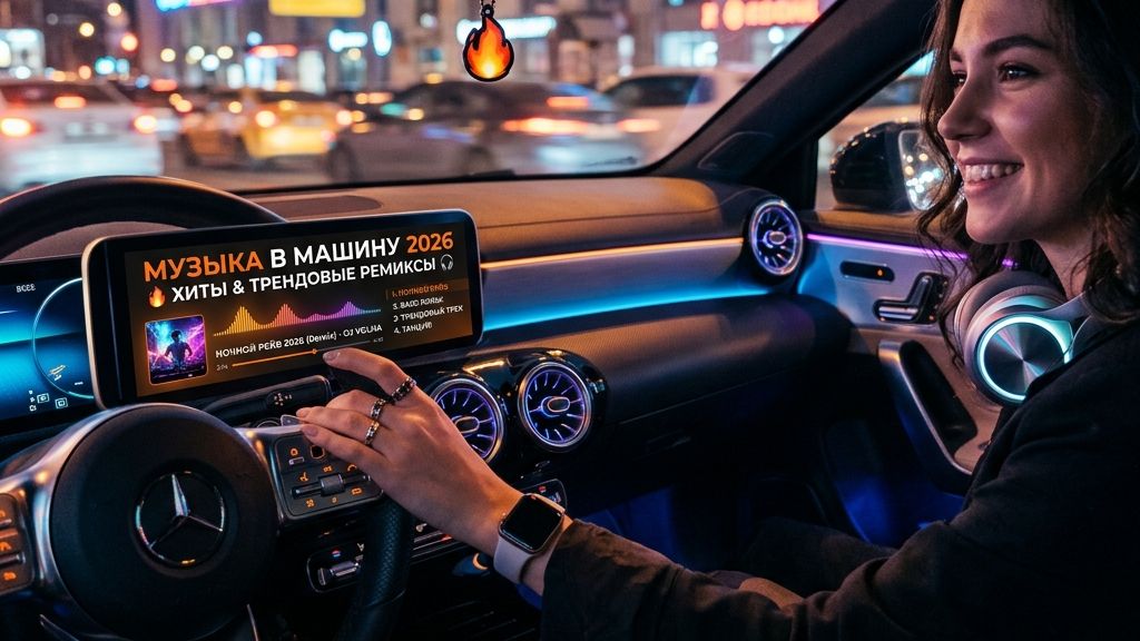 Музыка в машину 2026: хиты и трендовые ремиксы 🔥🎧