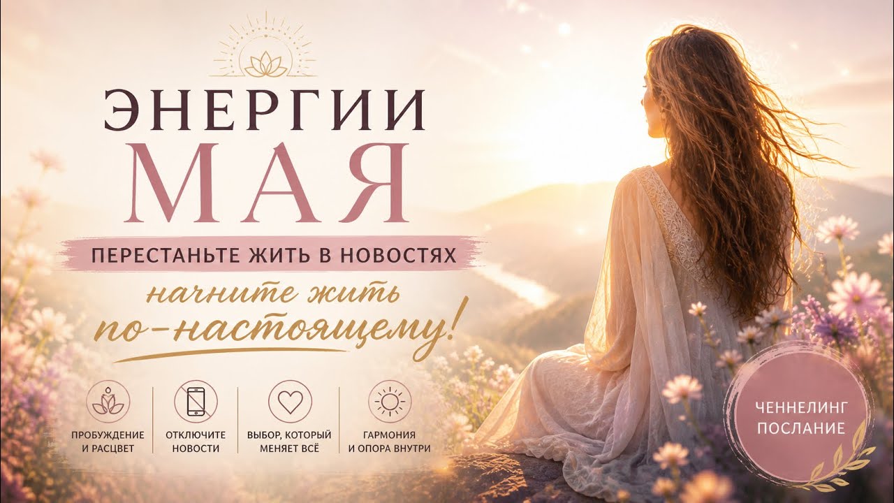 Энергии мая - хватит жить через экран. #ченнелинг